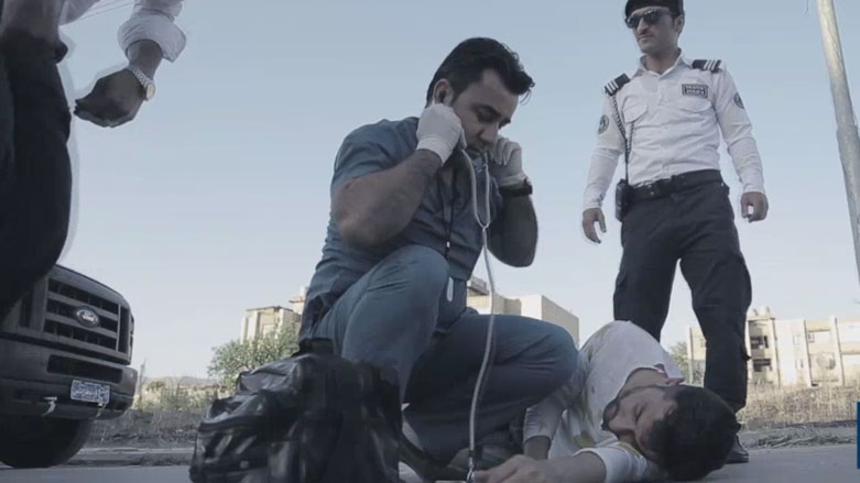 ناڕێکی نێوان ئۆتۆمبێل و پیادەڕەو لەکاتی پەڕینەوە