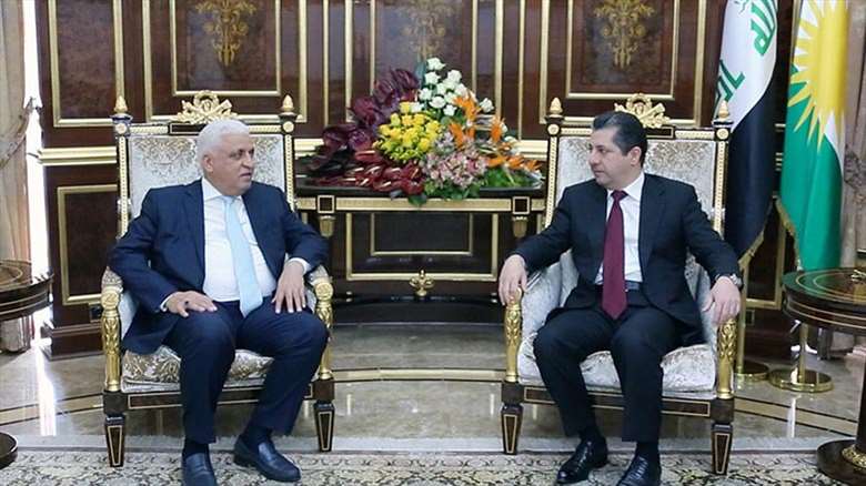 Serokê hikumeta Herêma Kurdistanê pêşwazî kir li rawêjakarê asayîşa nîştîmanîya Îraqê