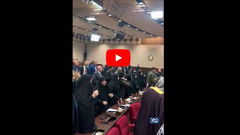 Bi vîdyo.. rewşa civîna bilez a Civata Nwênerên Îraqê bibîne