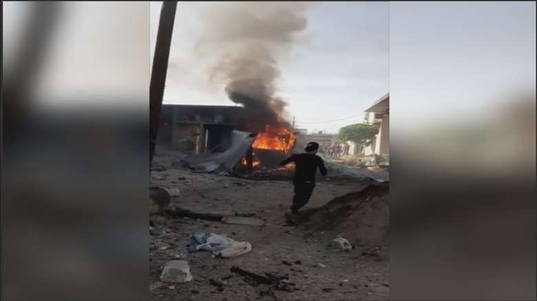 Li Teqîna Efrînê 4 birîndar hene 