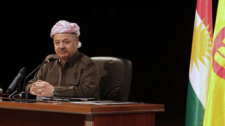 Serok Barzanî sersaxîyê li Kardînal Mar Liwîs Rofayîl Sako dike